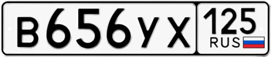 Купить номер на авто В656УХ 125