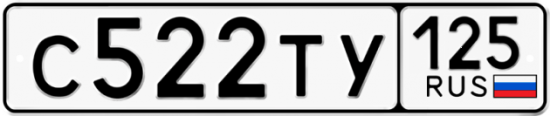 Купить номер на авто С522ТУ 125