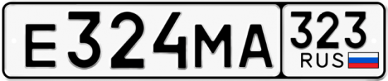 Купить номер на авто Е324МА 323