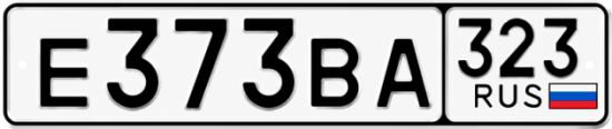 Купить номер на авто Е373ВА 323