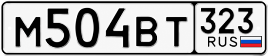 Купить номер на авто М504ВТ 323