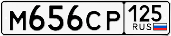 Купить номер на авто М656СР 125