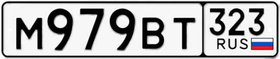 Купить номер на авто М979ВТ 323
